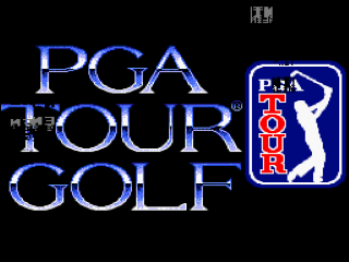 PGA Tour Golf title screen for Super Nintendo